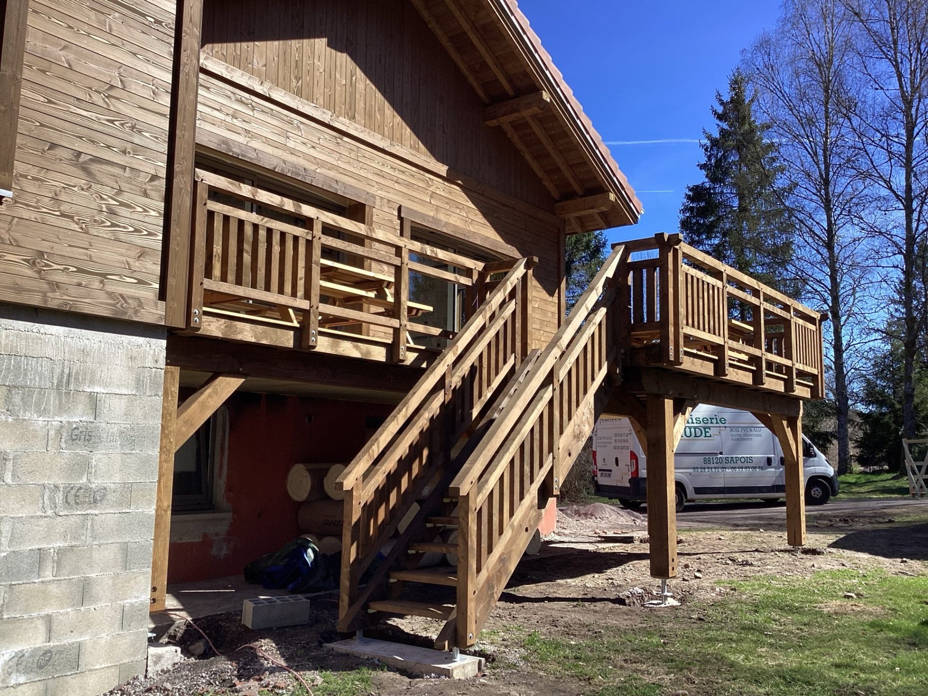 Reconstruction d’un chalet en ossature bois