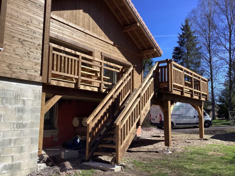 Reconstruction d’un chalet en ossature bois