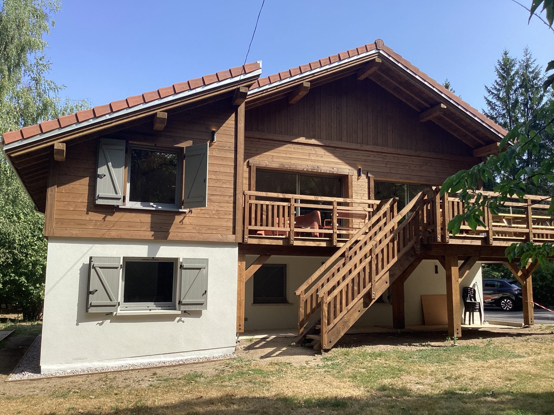 Reconstruction d’un chalet en ossature bois
